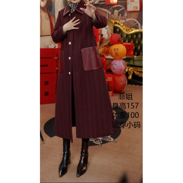 MZ01 时尚气质女士冬季大衣外套