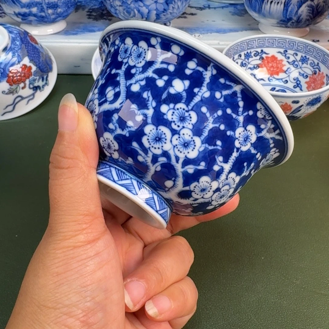 景德镇纯水绘茶具圆圆271