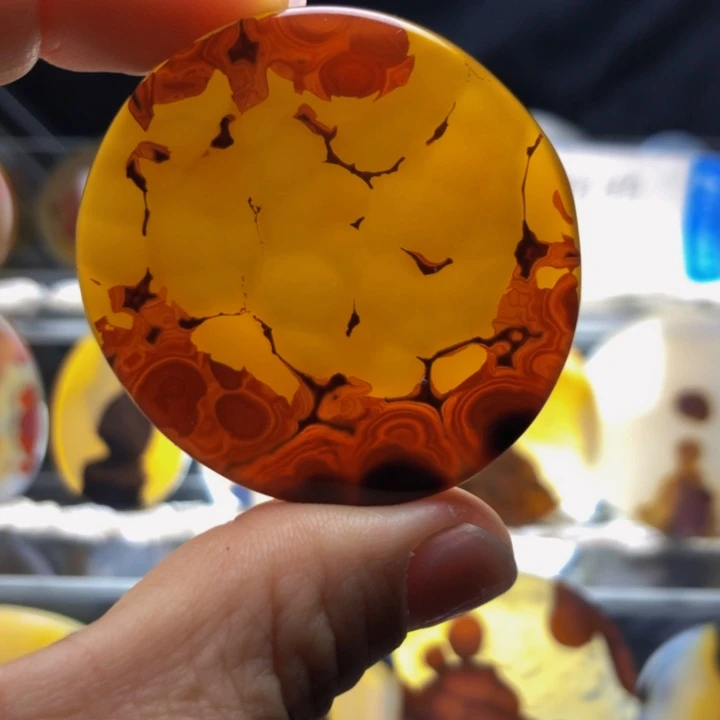 合金玛瑙/玉髓珠宝奇石112