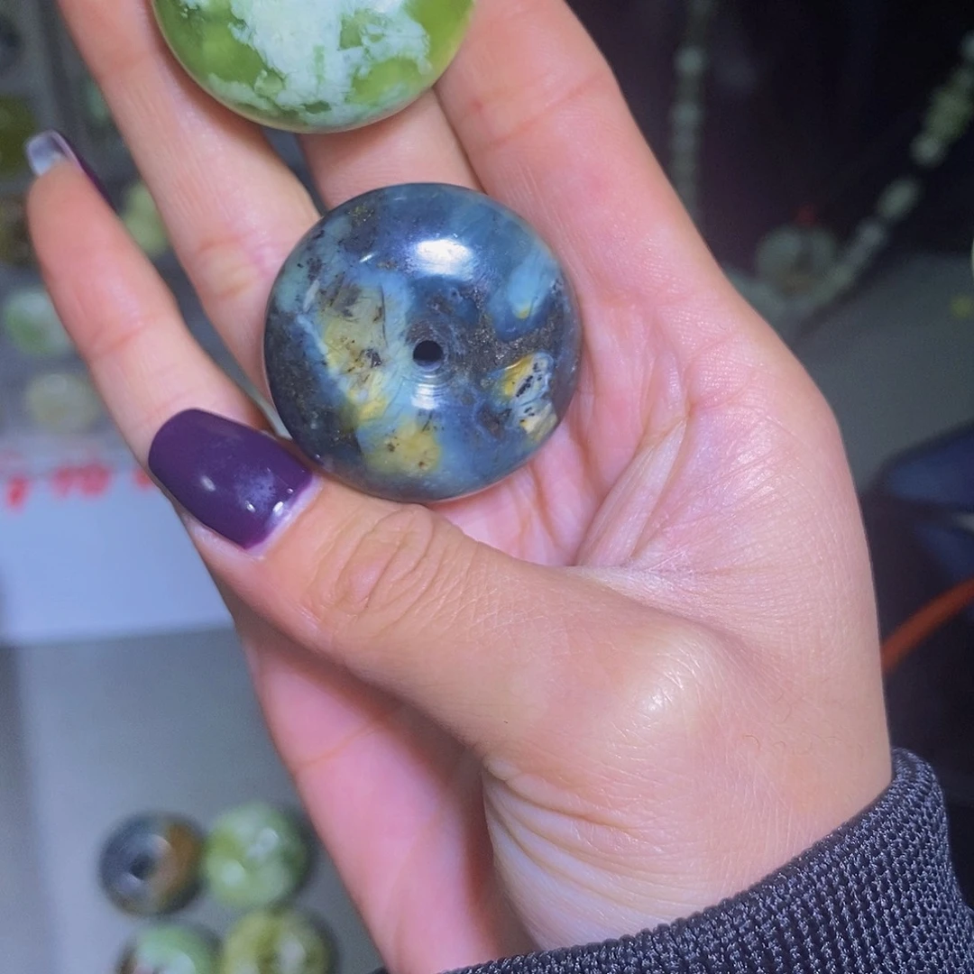 未镶嵌蛇纹石玉其他豆*196