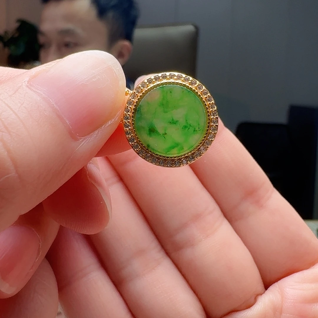 翡翠银S925镶嵌吊坠(不含链)多样性发货其一