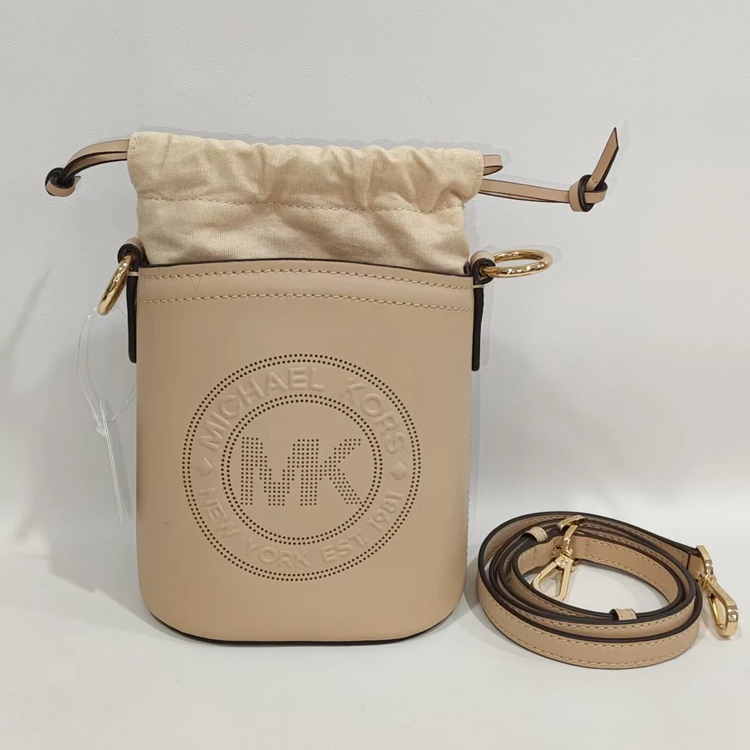 95新 MICHAEL KORS/迈克高仕 捐金沉珠/水桶包单肩