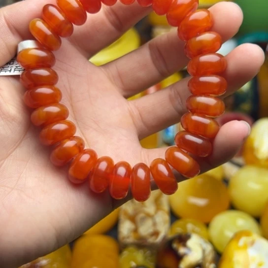 未镶嵌琥珀手链蜜蜡