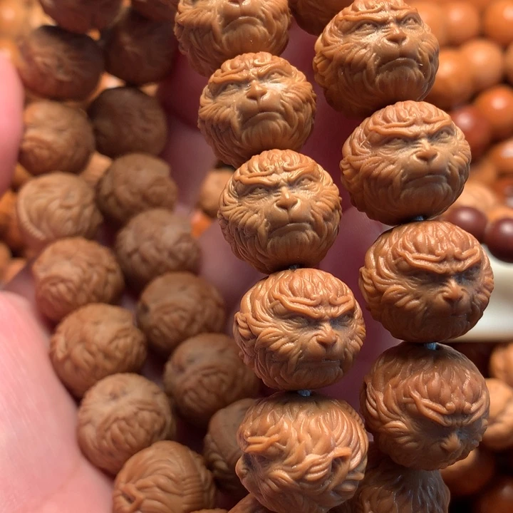 【闪购商品】猴头核桃手串金****队悟空