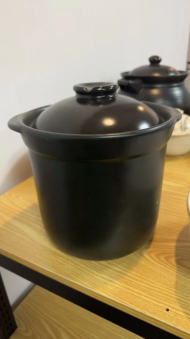 景德镇珍宝砂锅2220直筒带盖