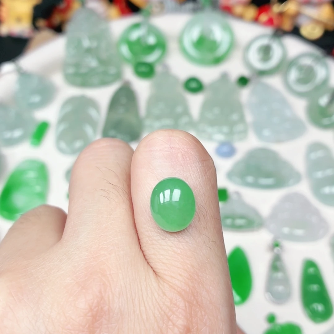 翡翠裸石缅甸天然A货翡翠