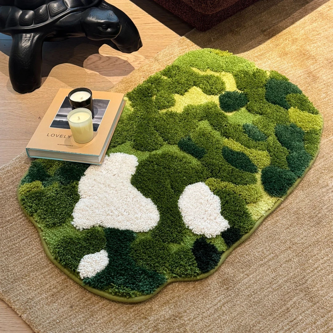 【苔藓地毯50*80】Yoyo推荐居家客厅卧室衣帽间氛围创意小地毯