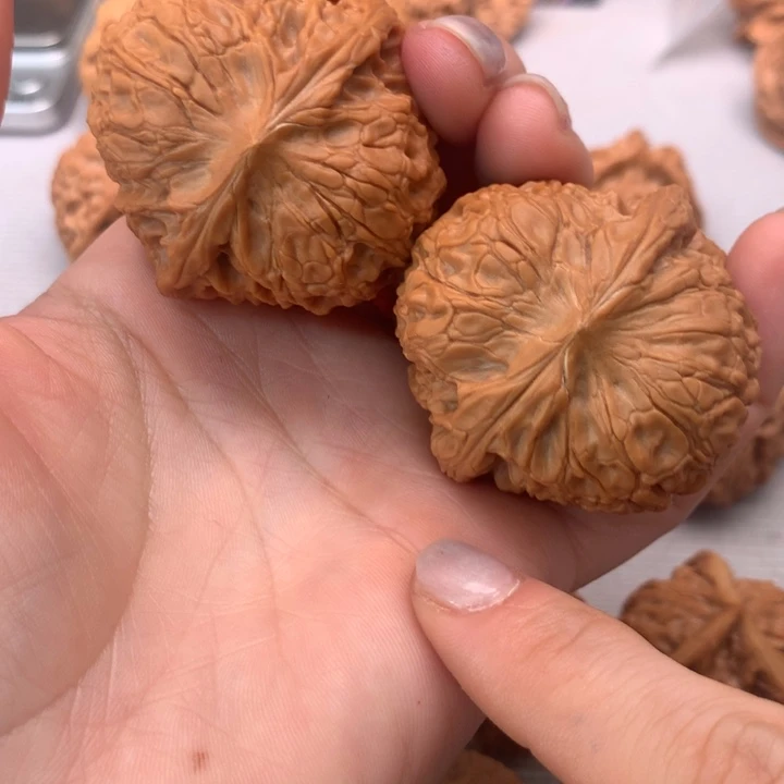锋***锋把件文玩核桃大团圆45