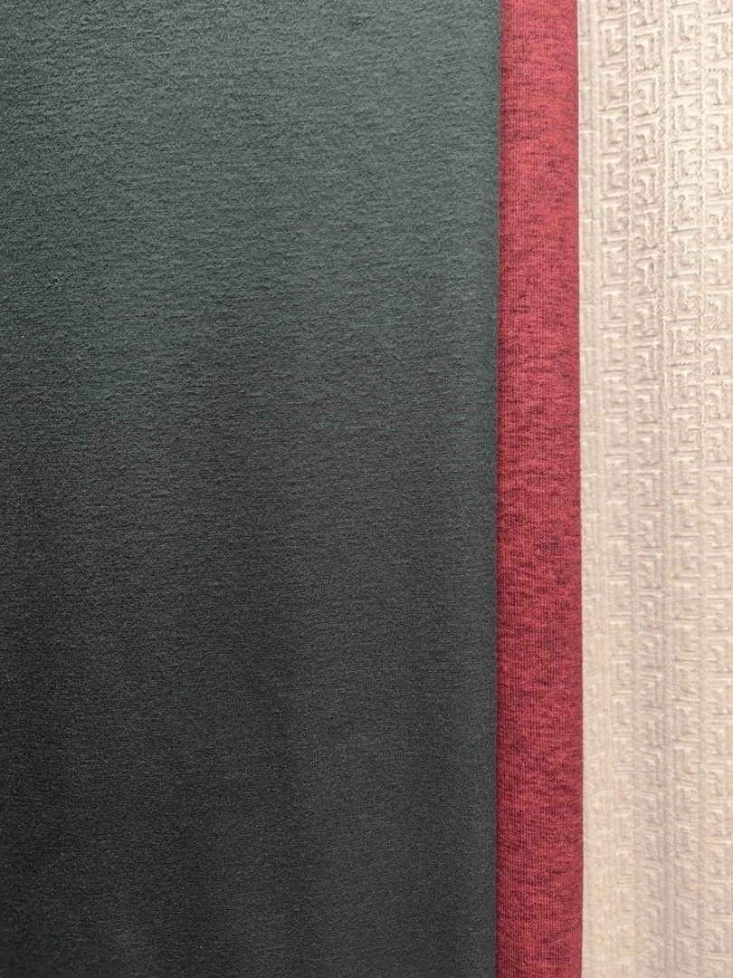 黑色 真丝炫彩羊绒布料