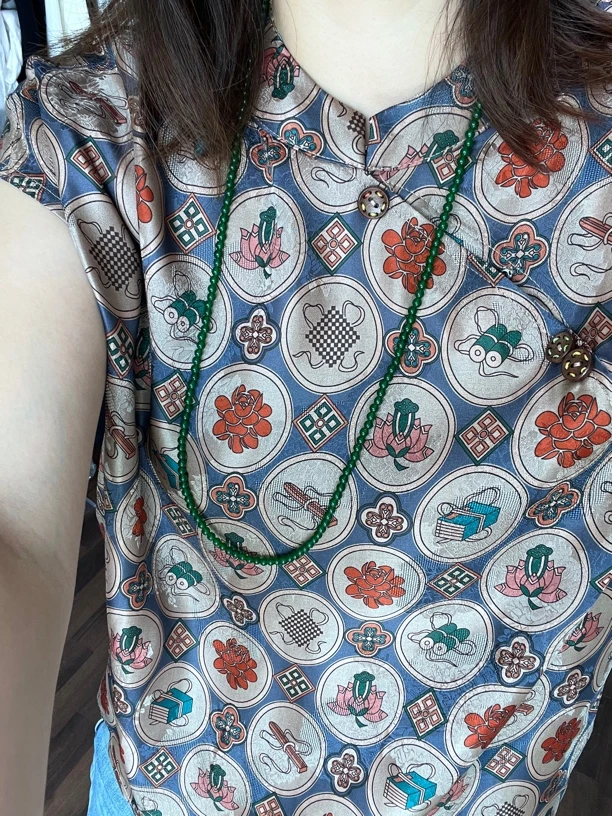 新中式盘口上衣小衫