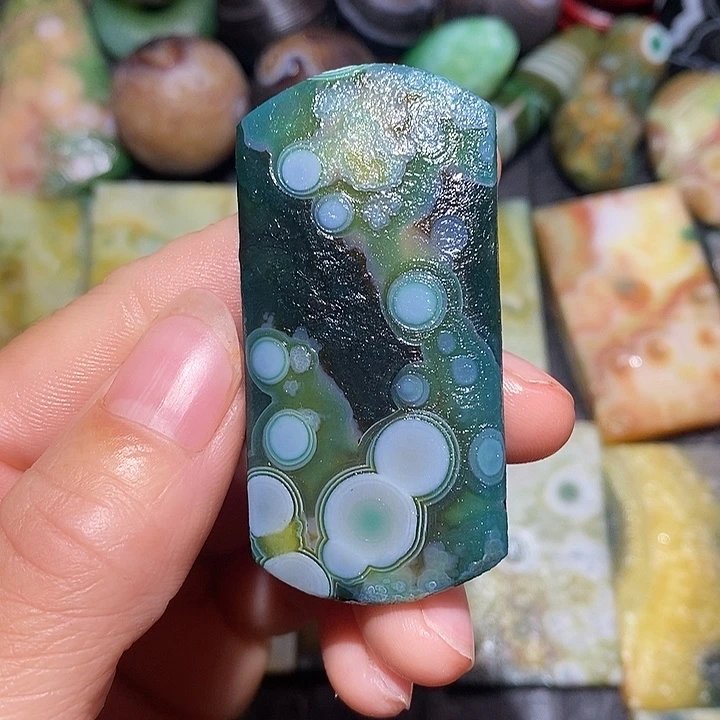 玛瑙/玉髓合金颈饰