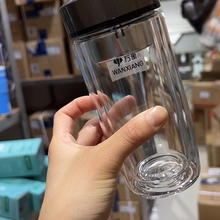 万象时空知了v406玻璃杯玻璃杯360➕杯套