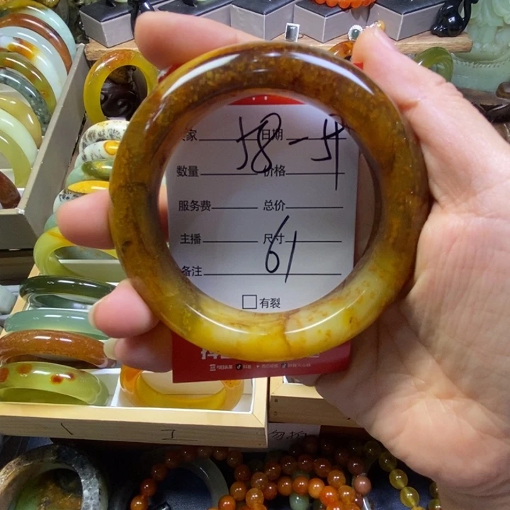 养***妻蛇纹石玉未镶嵌手镯