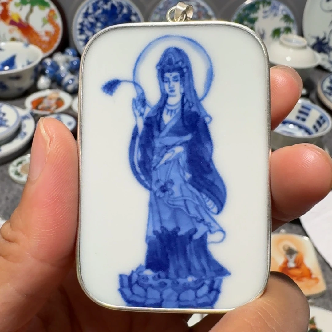 瓷片广**发精品挂件一个
