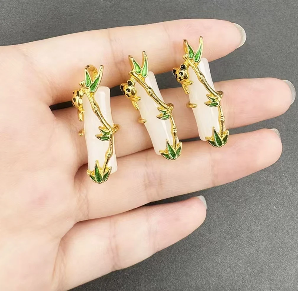 金丝玉竹节吊坠多样一个