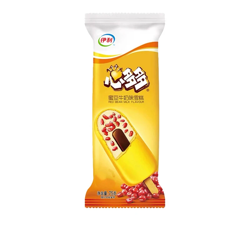 【京东次日达】【4支】伊利心多多蜜豆牛奶口味雪糕冰淇淋雪糕同城送雪糕同城配