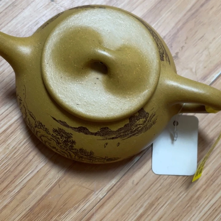 茶壶本山绿泥紫砂艺术作品