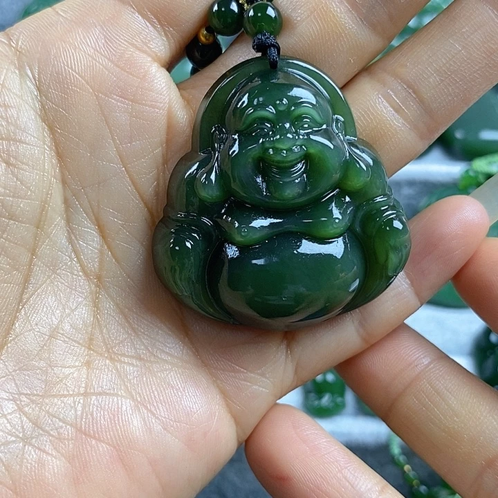 吊坠(不含链)未镶嵌和田玉（碧玉）43