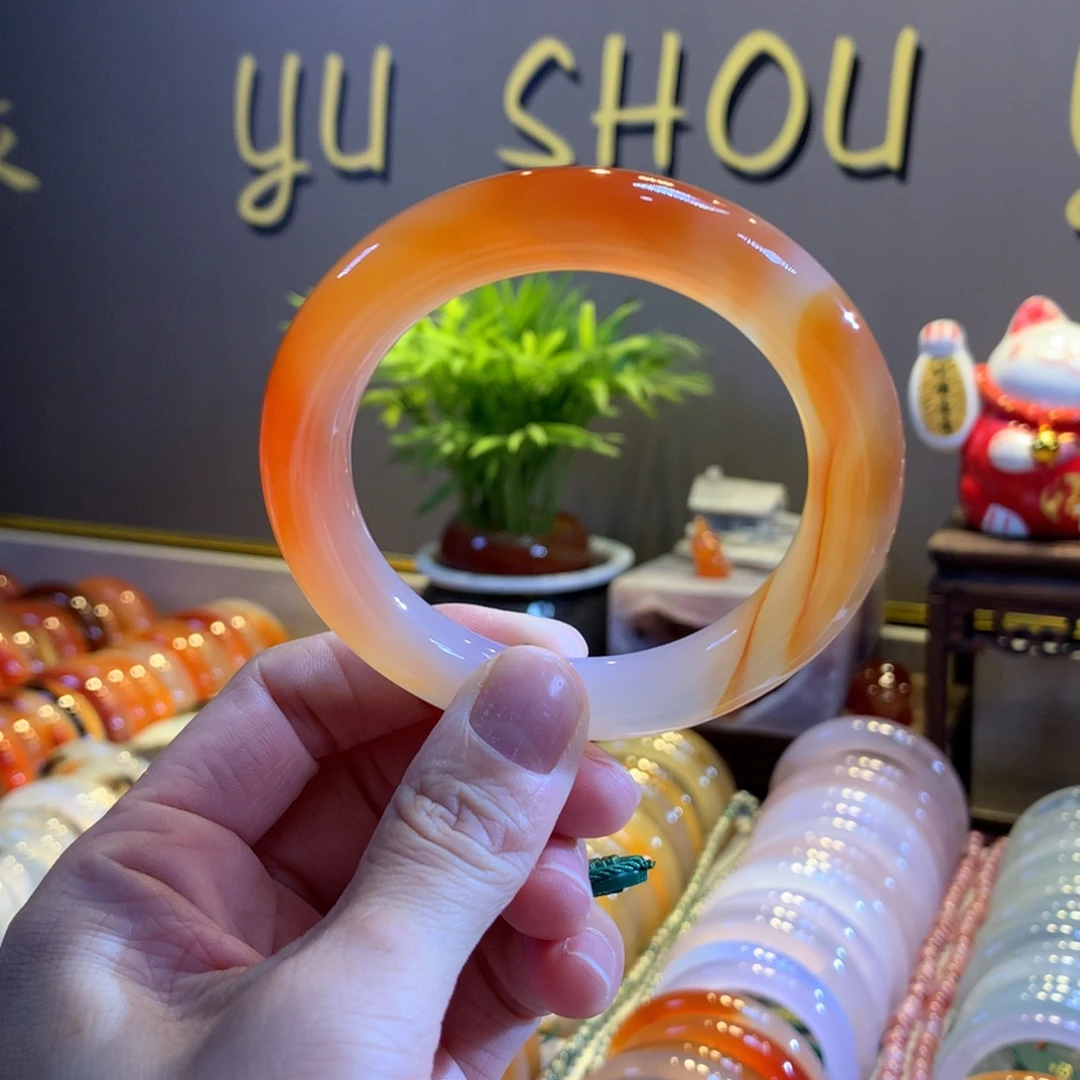 玛瑙/玉髓未镶嵌手镯2号