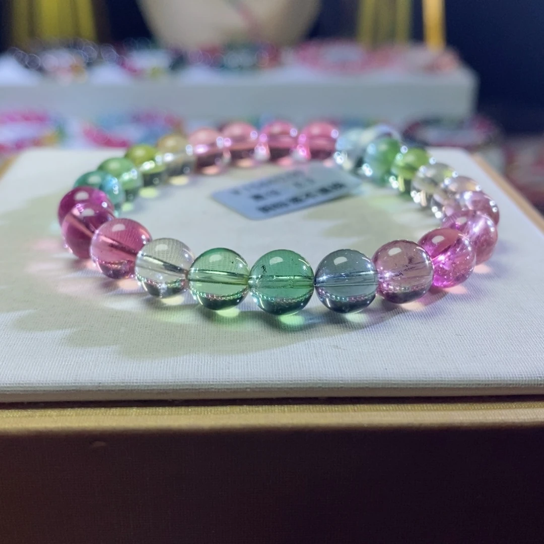 碧玺手链未镶嵌人鱼