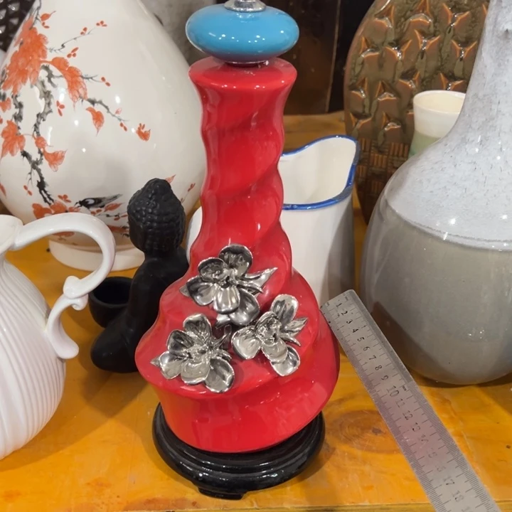 瓷花瓶摆件外贸出口(微瑕)
