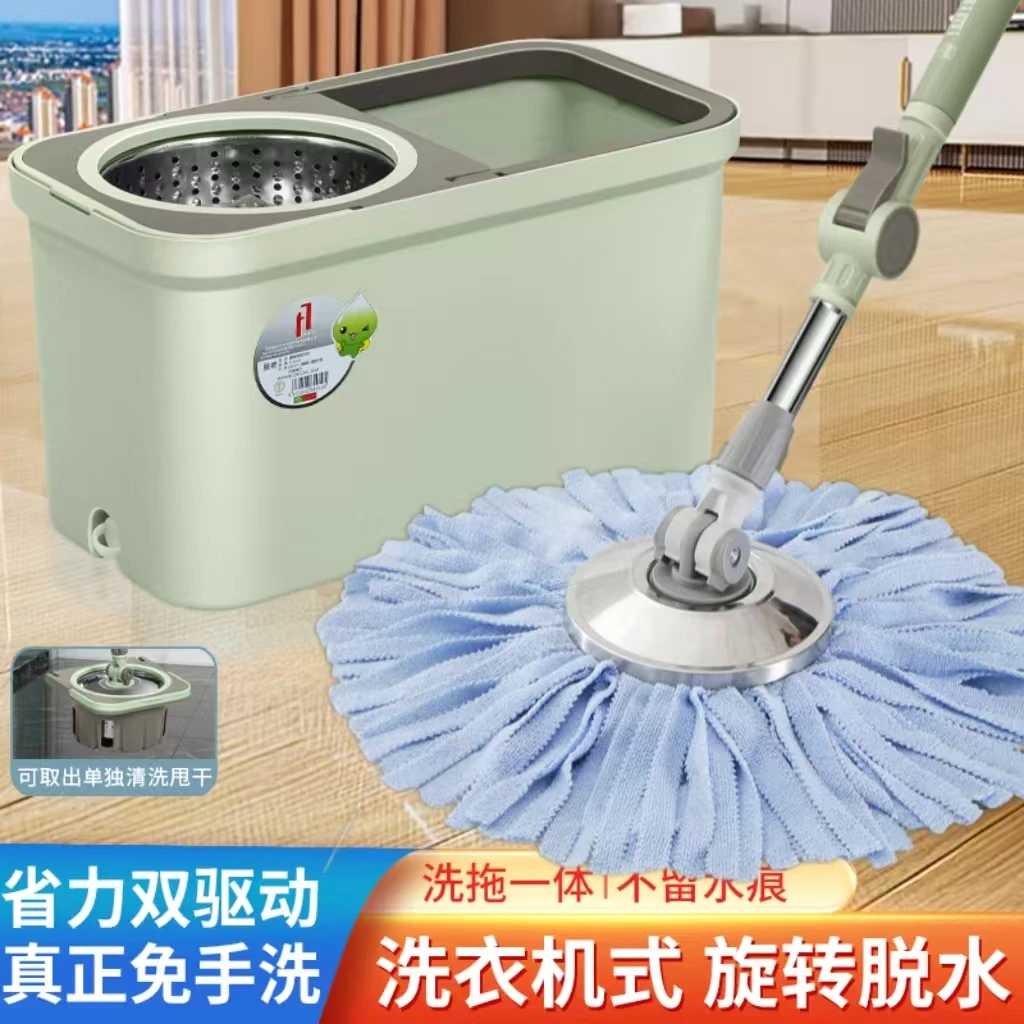 星者毛巾布头通用型旋转拖把替换装免手洗拖地超吸水拖布墩布