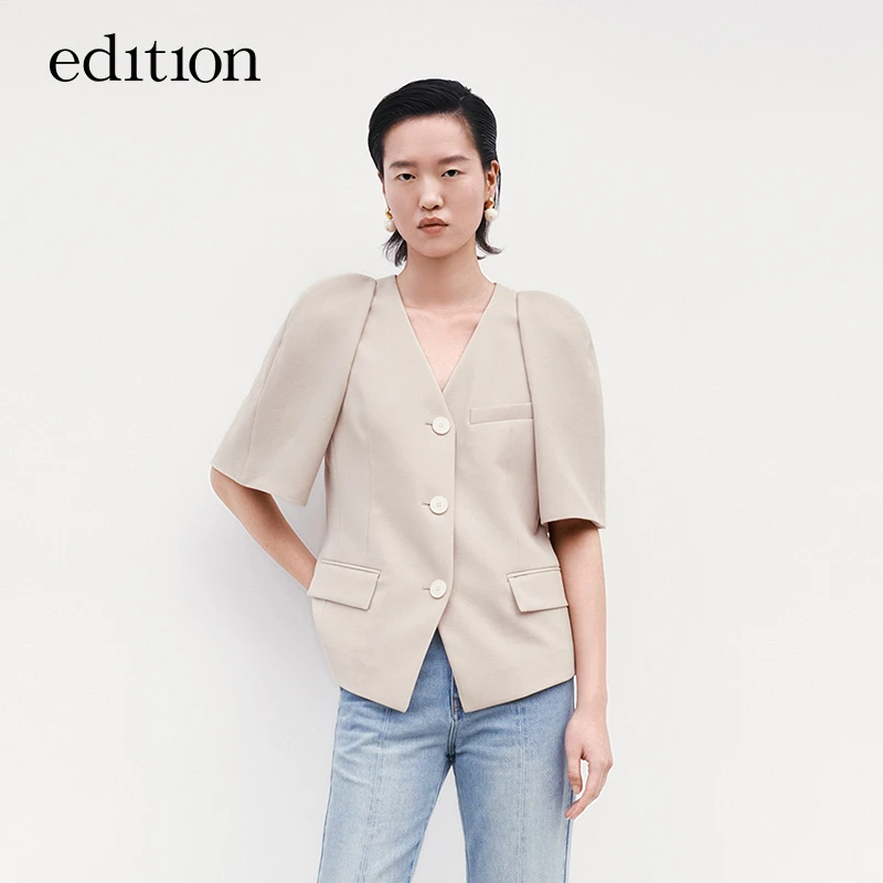 【金拐子专属】edition廓形西装立体圆袖小众绅士西装#EBB2COT001