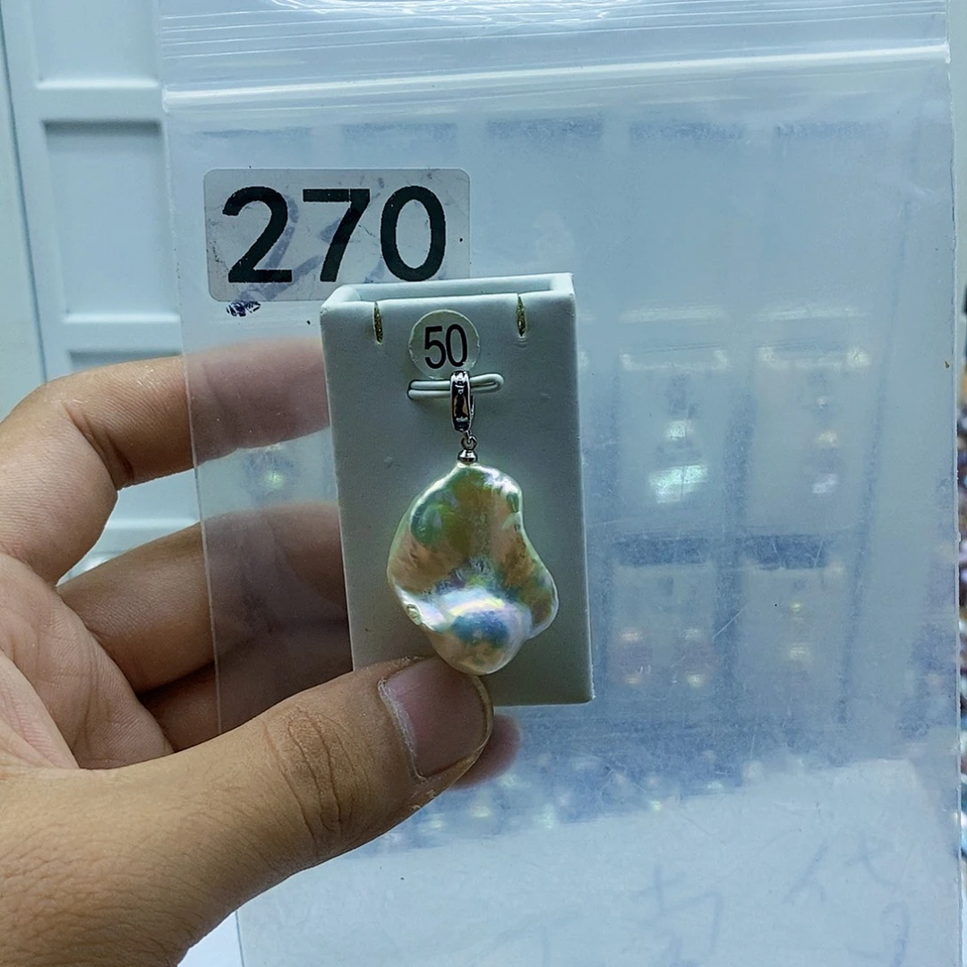 颈饰合金淡水珍珠
