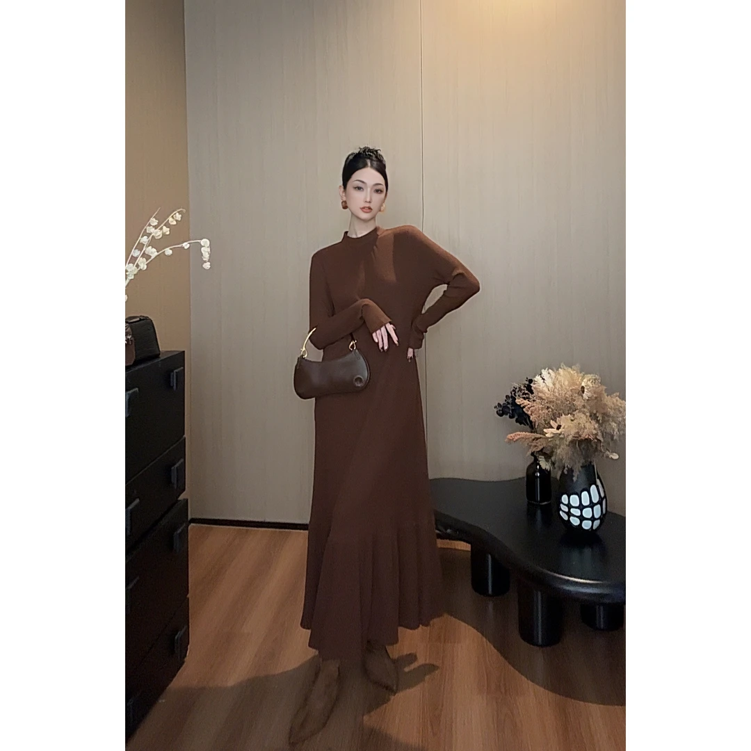 紫紫  松弛美人   量感悬垂呼吸棉花盆连衣裙ZC07LZHJ136