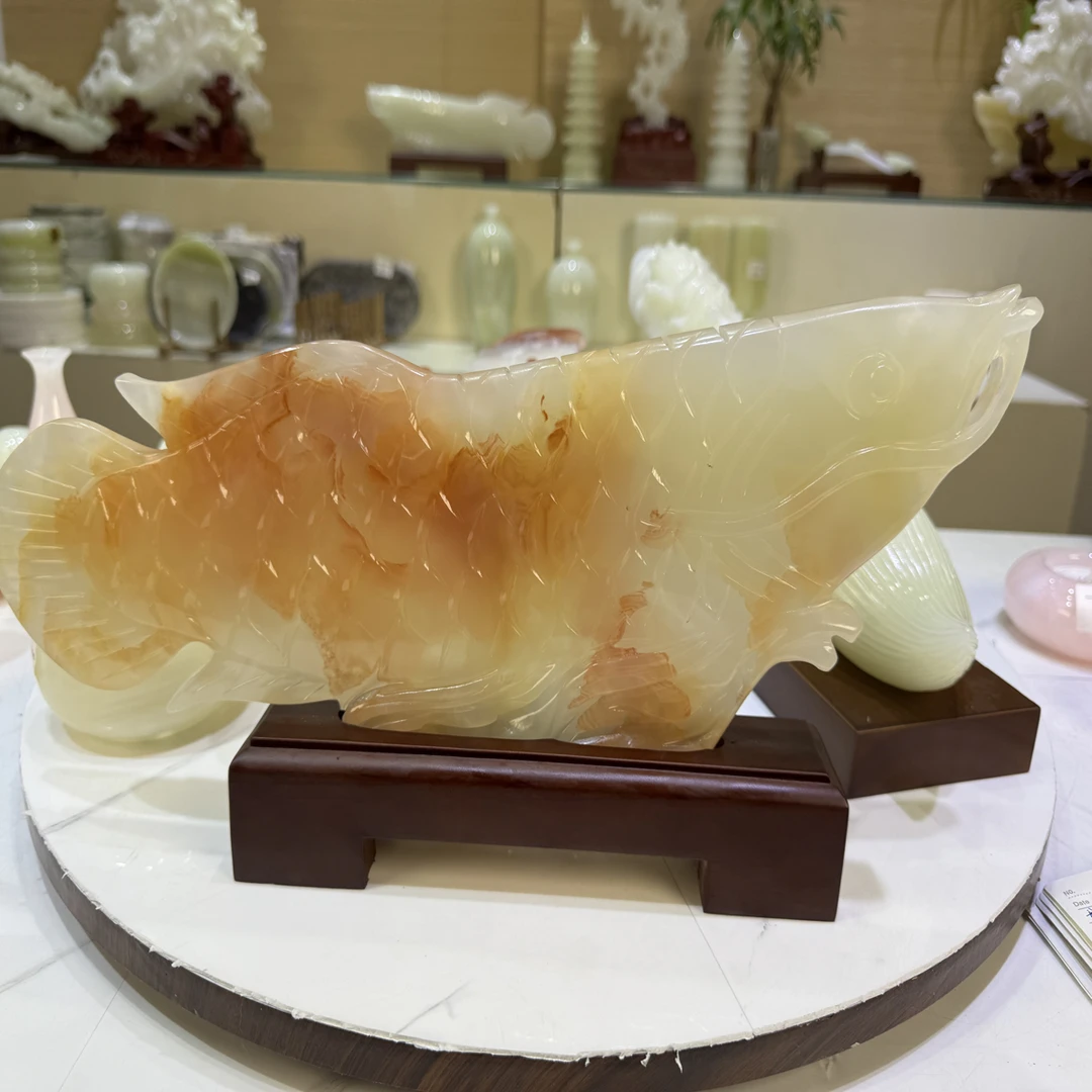 【付米链接】A2新中式家居玄关雕刻摆件，点我下单！精品家居摆件