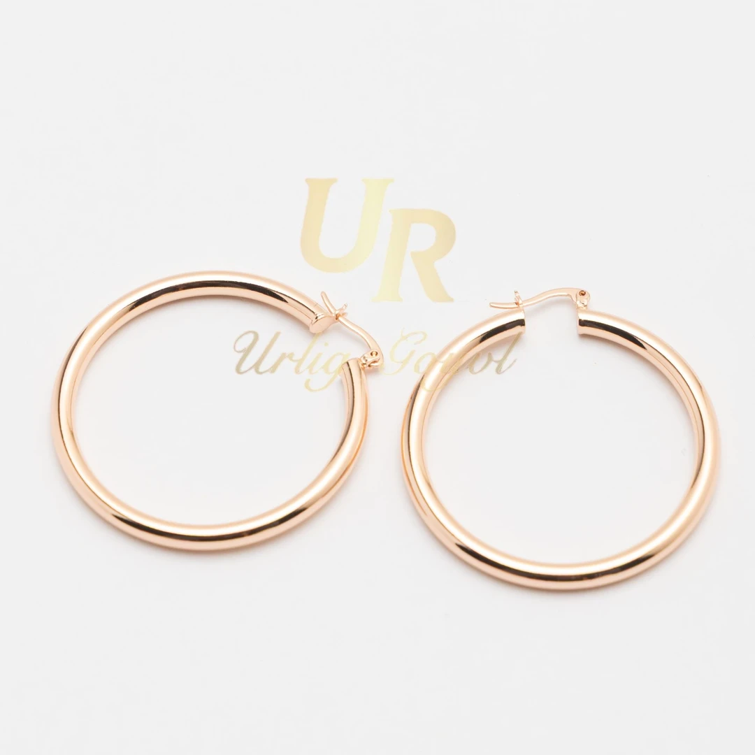 合金锆石耳饰 4-UR【顺丰包邮-无运费险】摩登大圈直径42mm民族耳饰