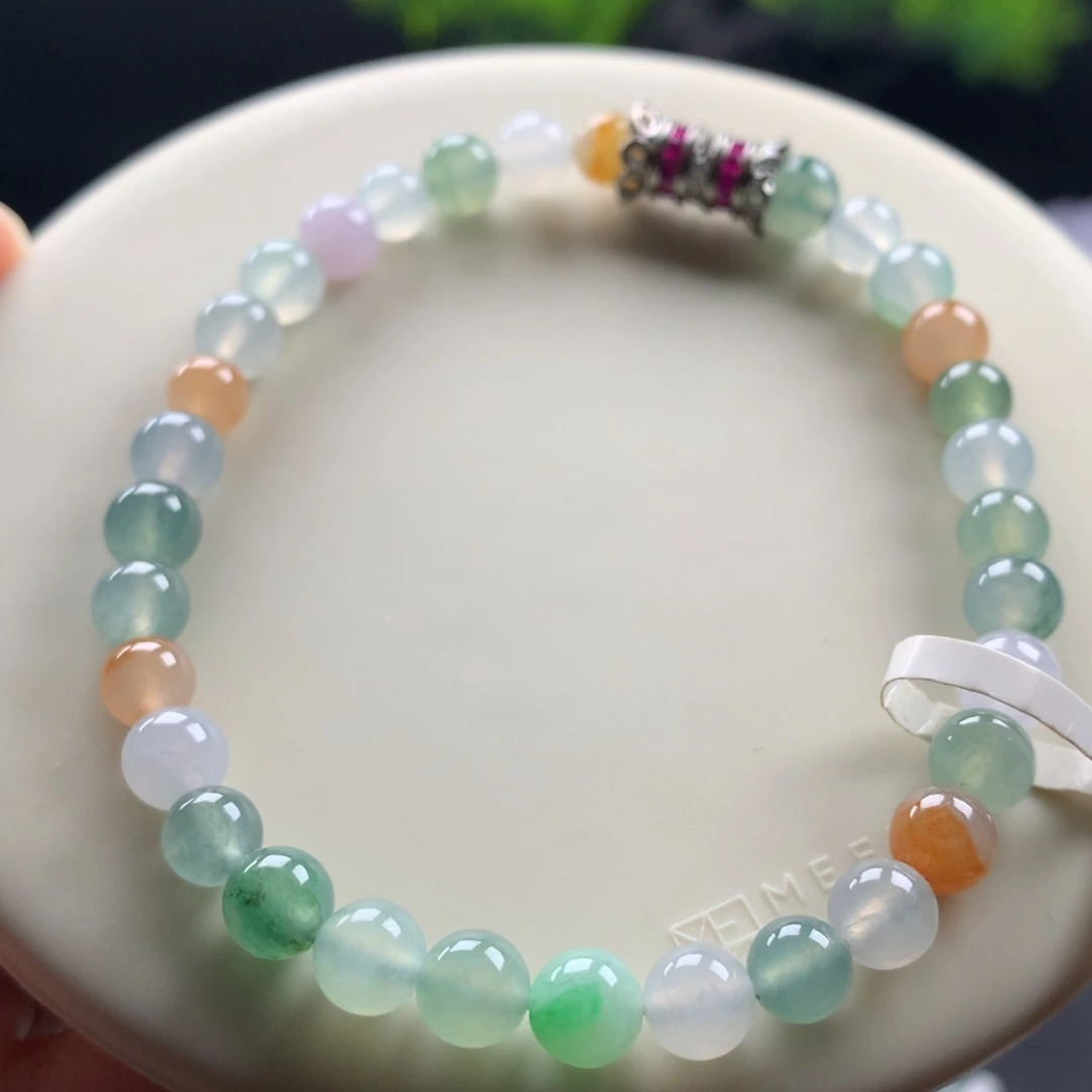 翡翠未镶嵌手链卡6