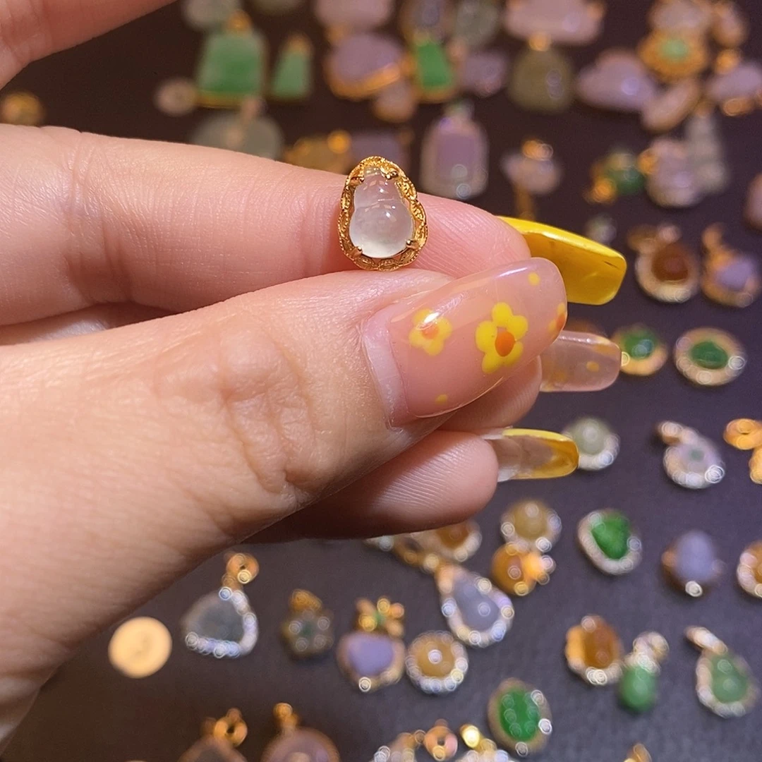 翡翠银S925镶嵌项链