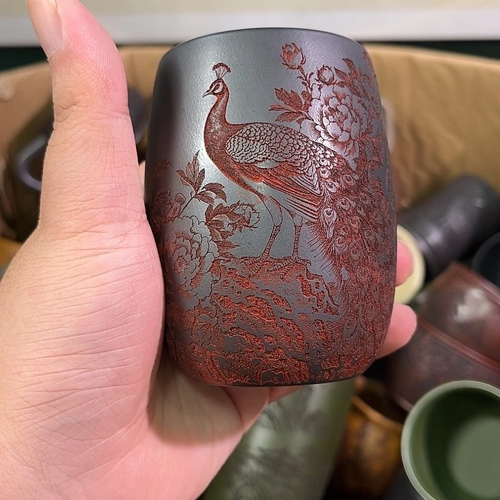 茶杯紫砂全手工紫砂主人杯