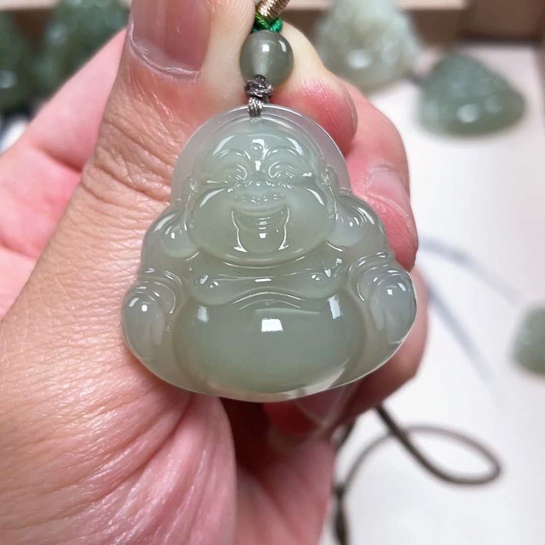 和田玉未镶嵌吊坠(不含链)35