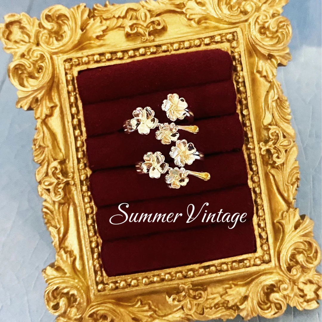 铜合金戒指 百搭复古瑞丽经典时尚花花指环