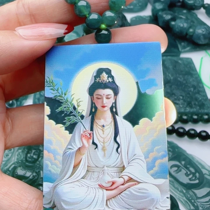 翡翠未镶嵌颈饰多样性发货天然A货翡翠