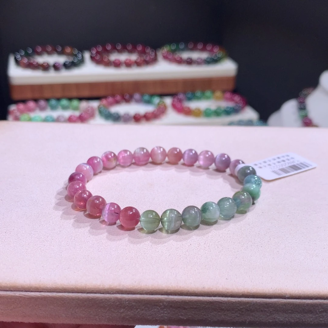 未镶嵌手链碧玺碧玺