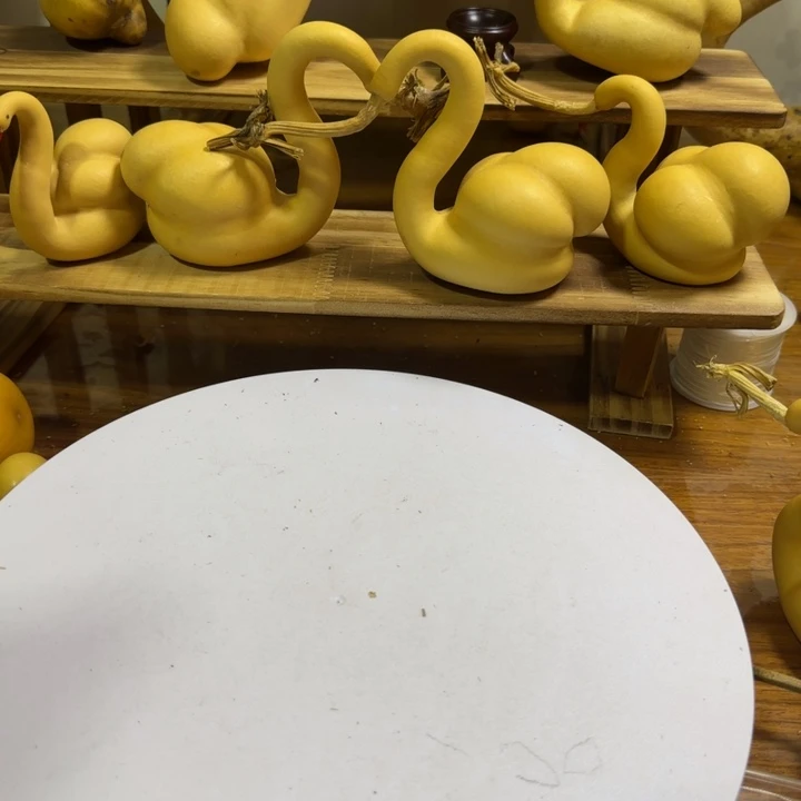 @***王天鹅葫芦摆件家居饰品