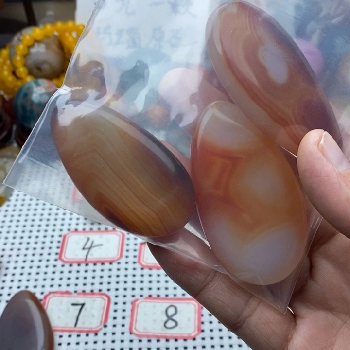 全***终玛瑙/玉髓未镶嵌颈饰