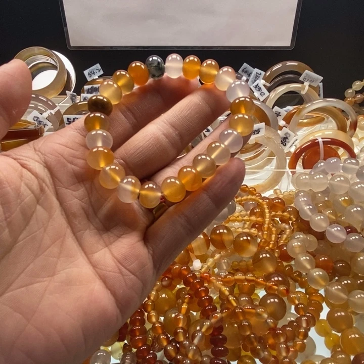 玛瑙/玉髓未镶嵌手链