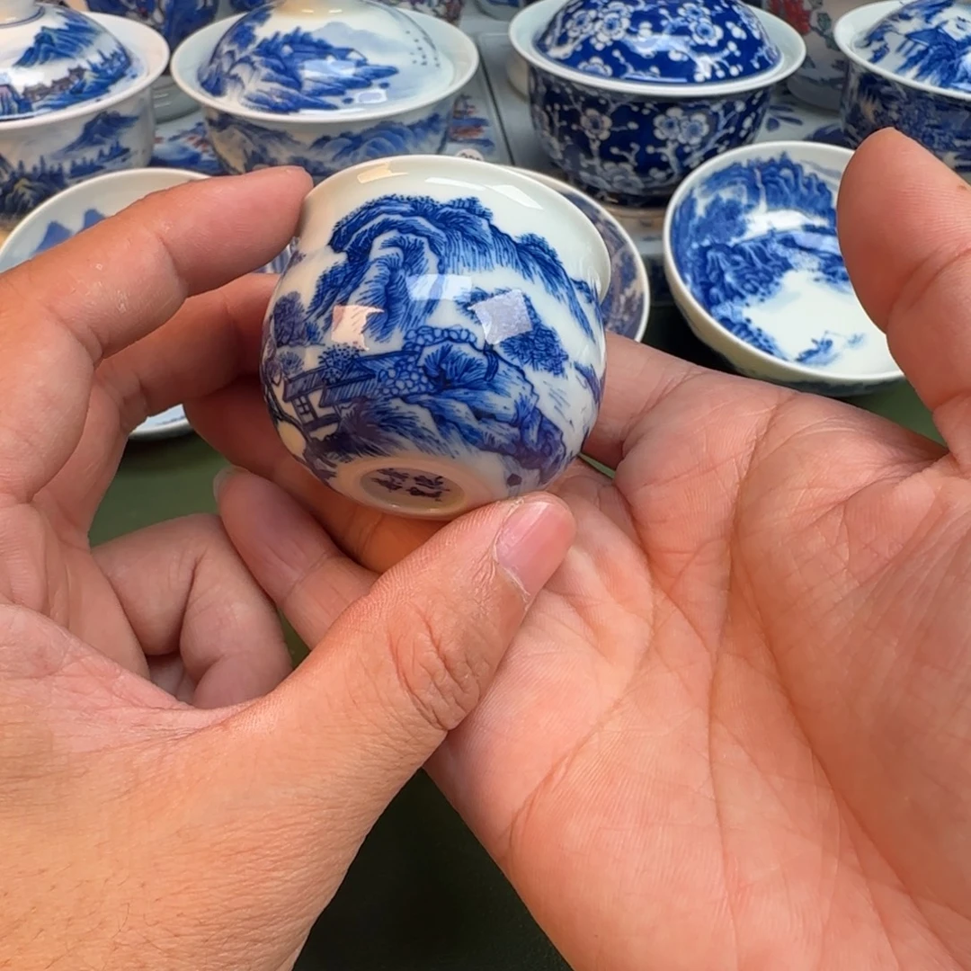 陶纯手工纯手绘茶具268