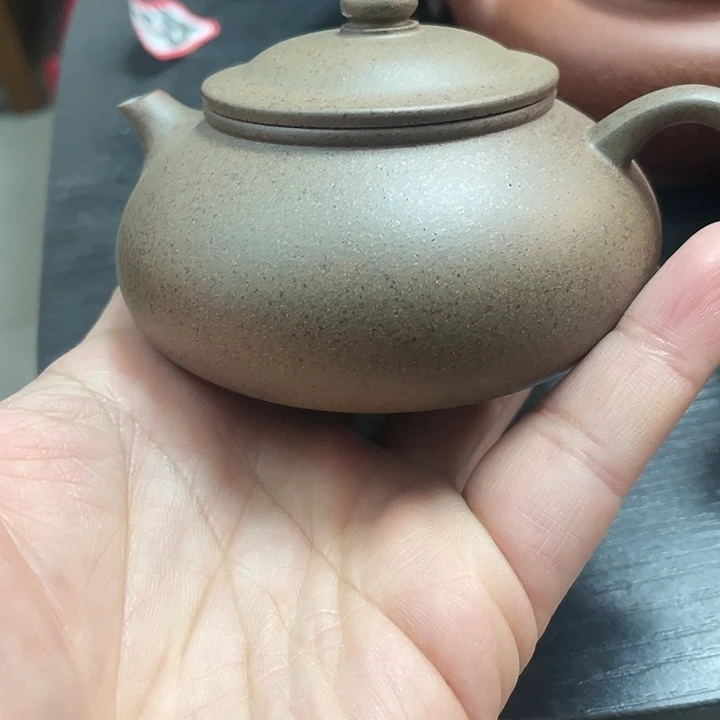 紫砂茶壶微瑕壶柴烧寒江