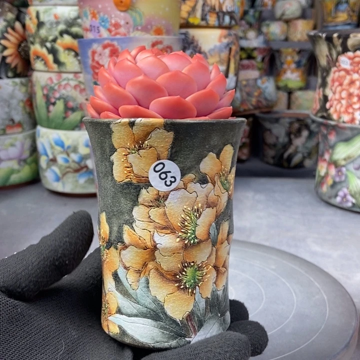 红陶景德镇艺术手绘作品