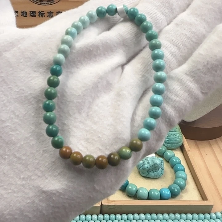 绿松石未镶嵌48炫彩圆珠单圈卡5+w