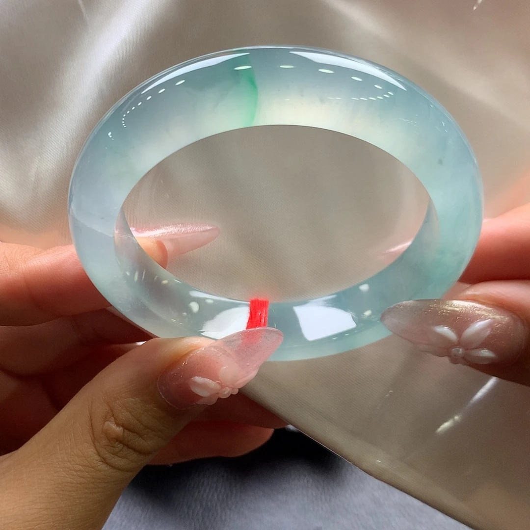 翡翠未镶嵌手镯6号