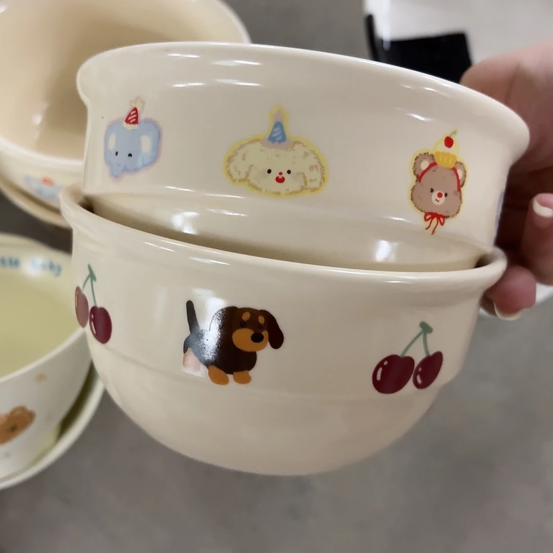 搪瓷微瑕两个5.5寸碗