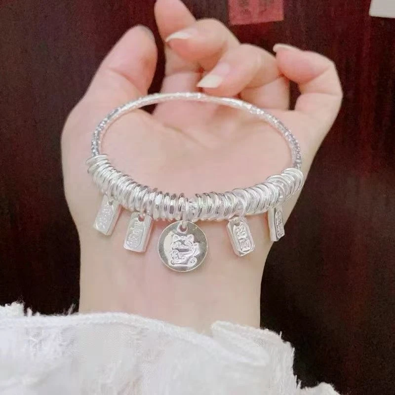 足银手镯 【仟仟亿】直播间【选款区】时尚百搭精美手镯