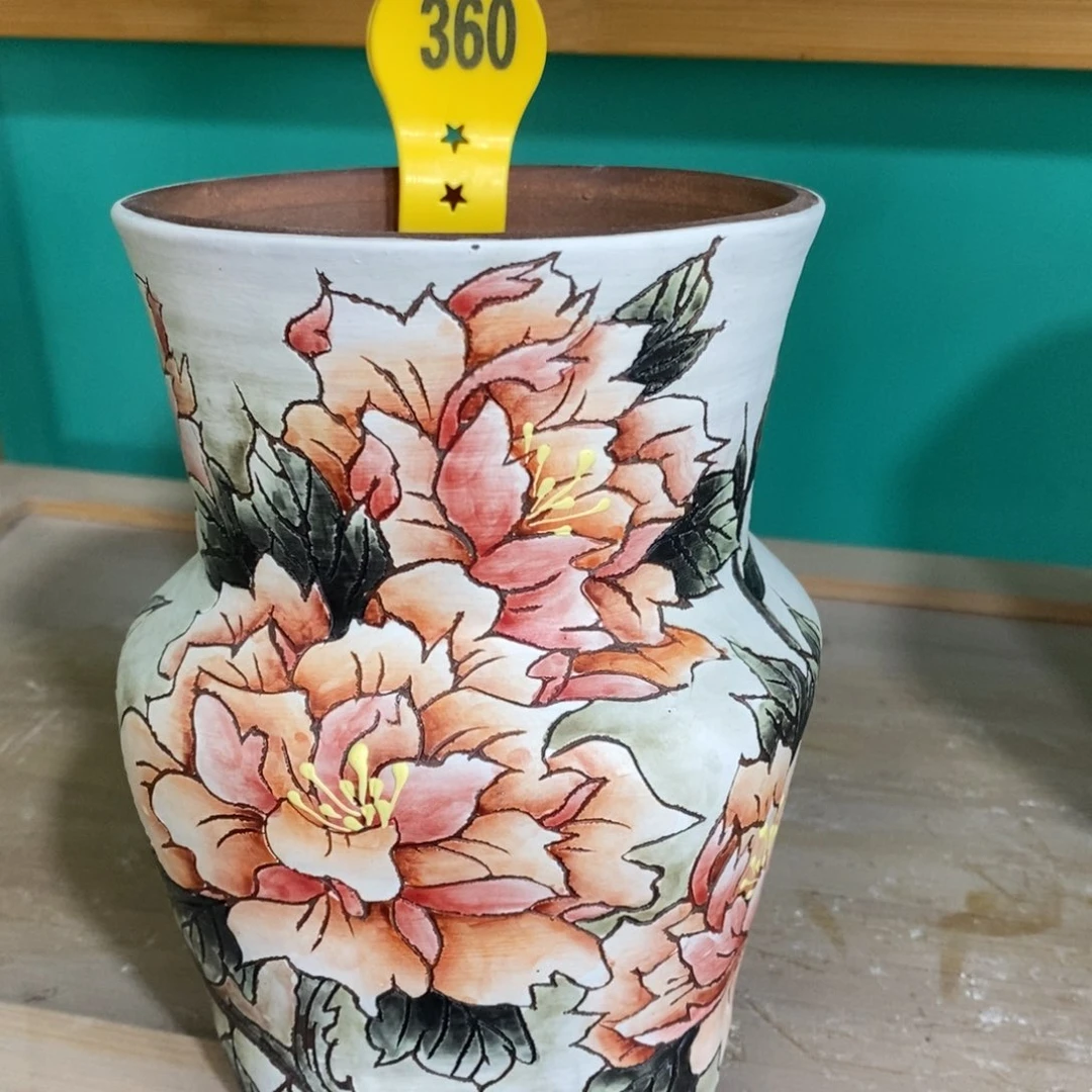紫砂花盆水晶花盆360