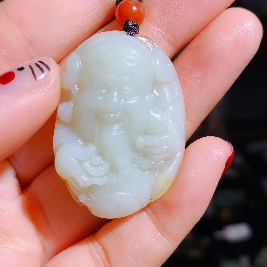 和田玉颈饰未镶嵌